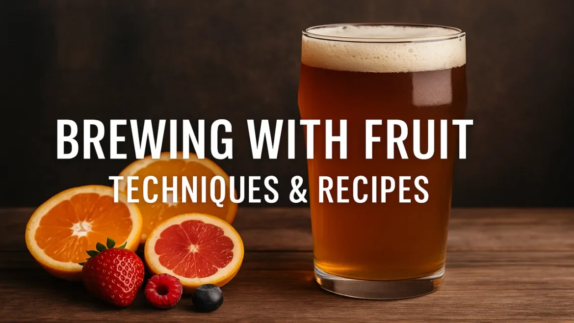 brewing with fruit