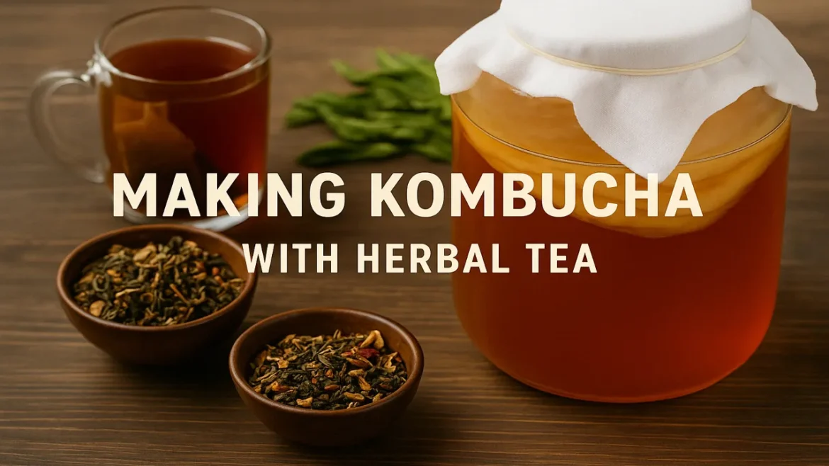 Kombucha with Herbal Tea