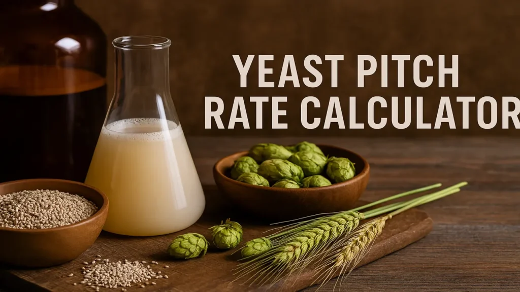 Yeast Pitch Rate Calculator