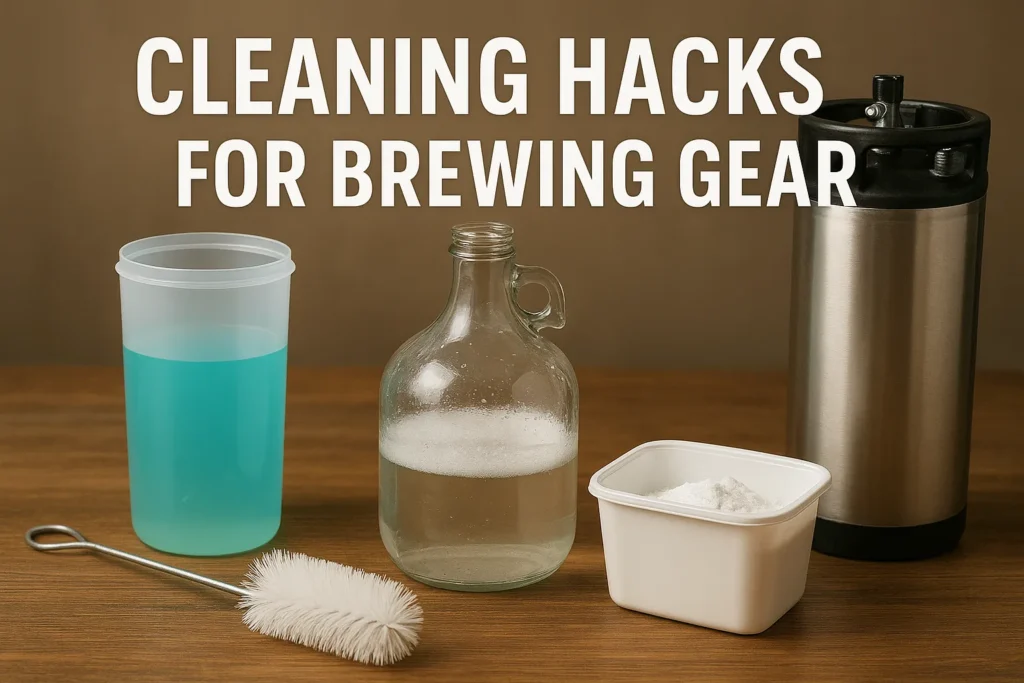 Cleaning hacks for brewing gear