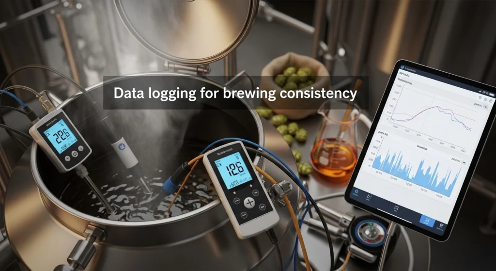 Data logging for brewing consistency