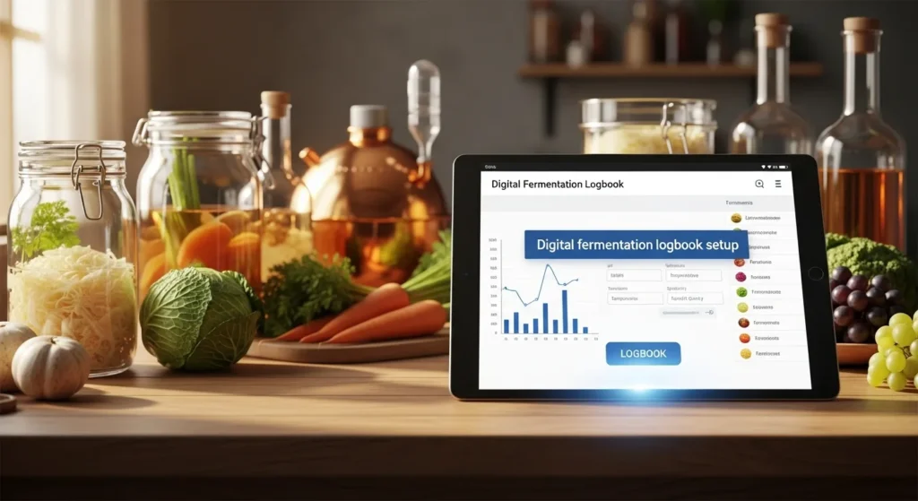 Digital Fermentation Logbook Setup