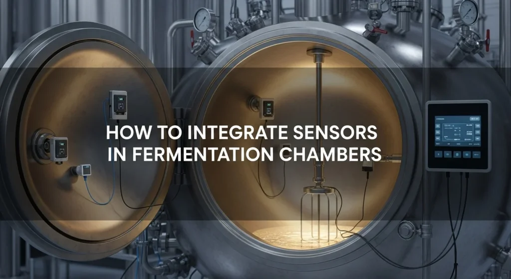 How to integrate sensors in fermentation chambers