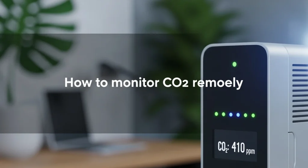 How to monitor CO₂ remotely