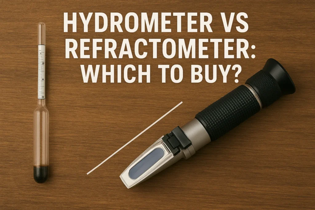 Hydrometer vs refractometer Which to buy