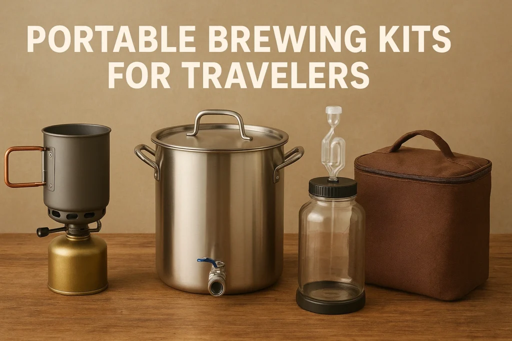 Portable brewing kits for travelers