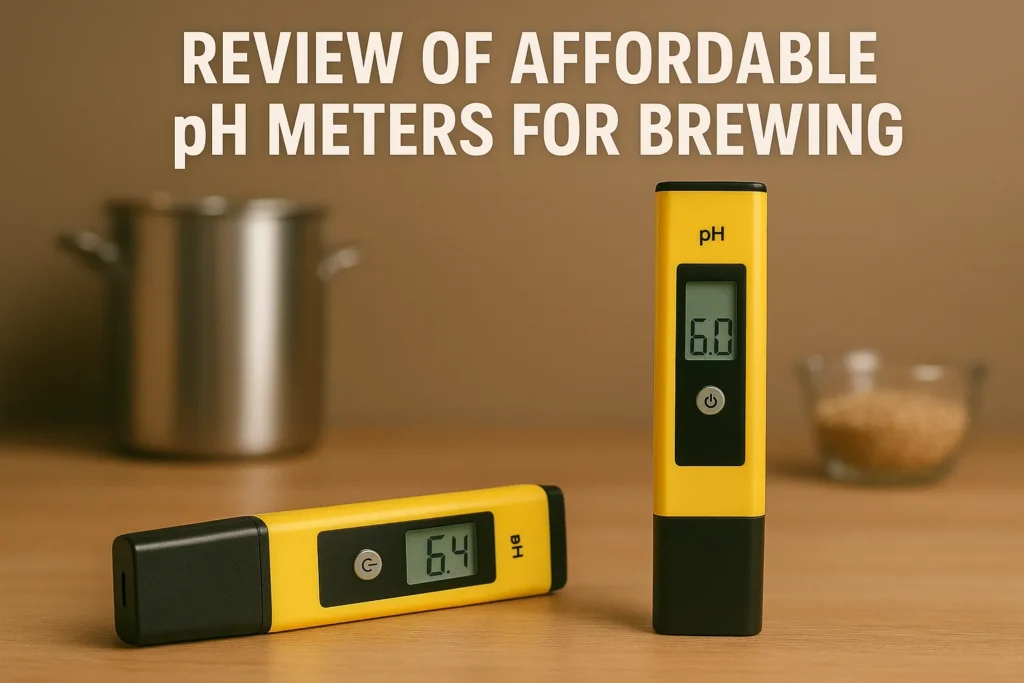Review of affordable pH meters for brewing
