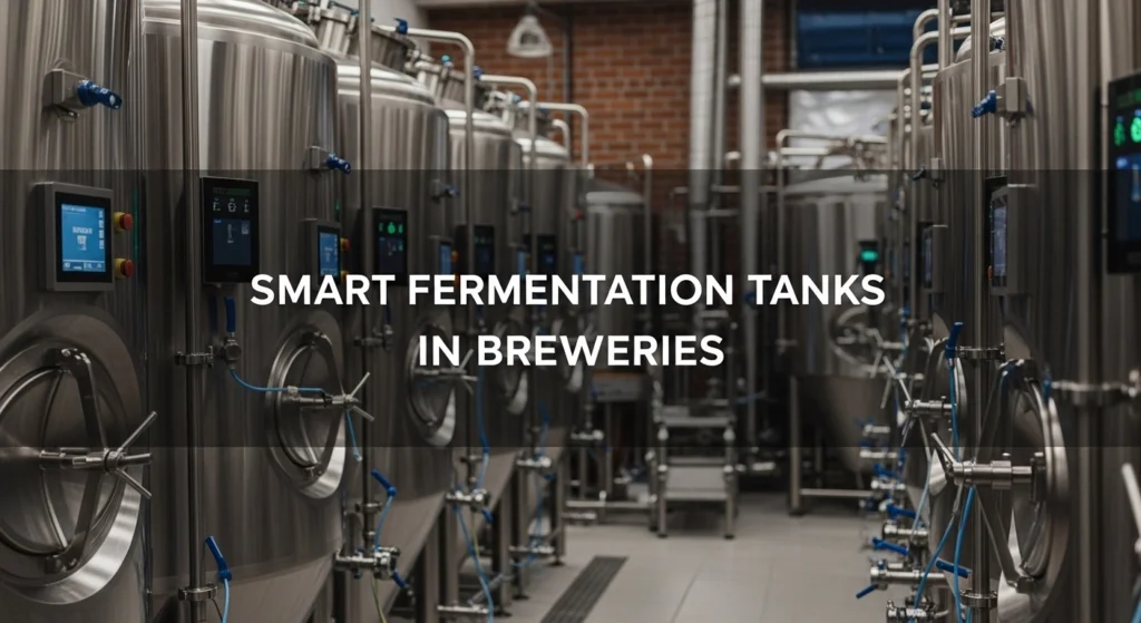 Smart fermentation tanks in breweries