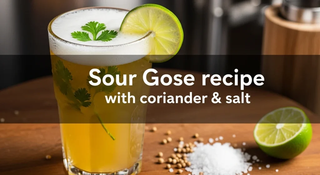 Sour Gose Recipe with Coriander and Salt