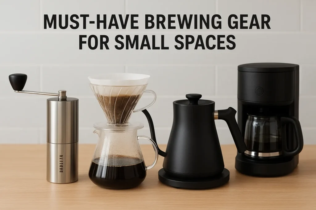 Have Brewing Gear For Small Spaces