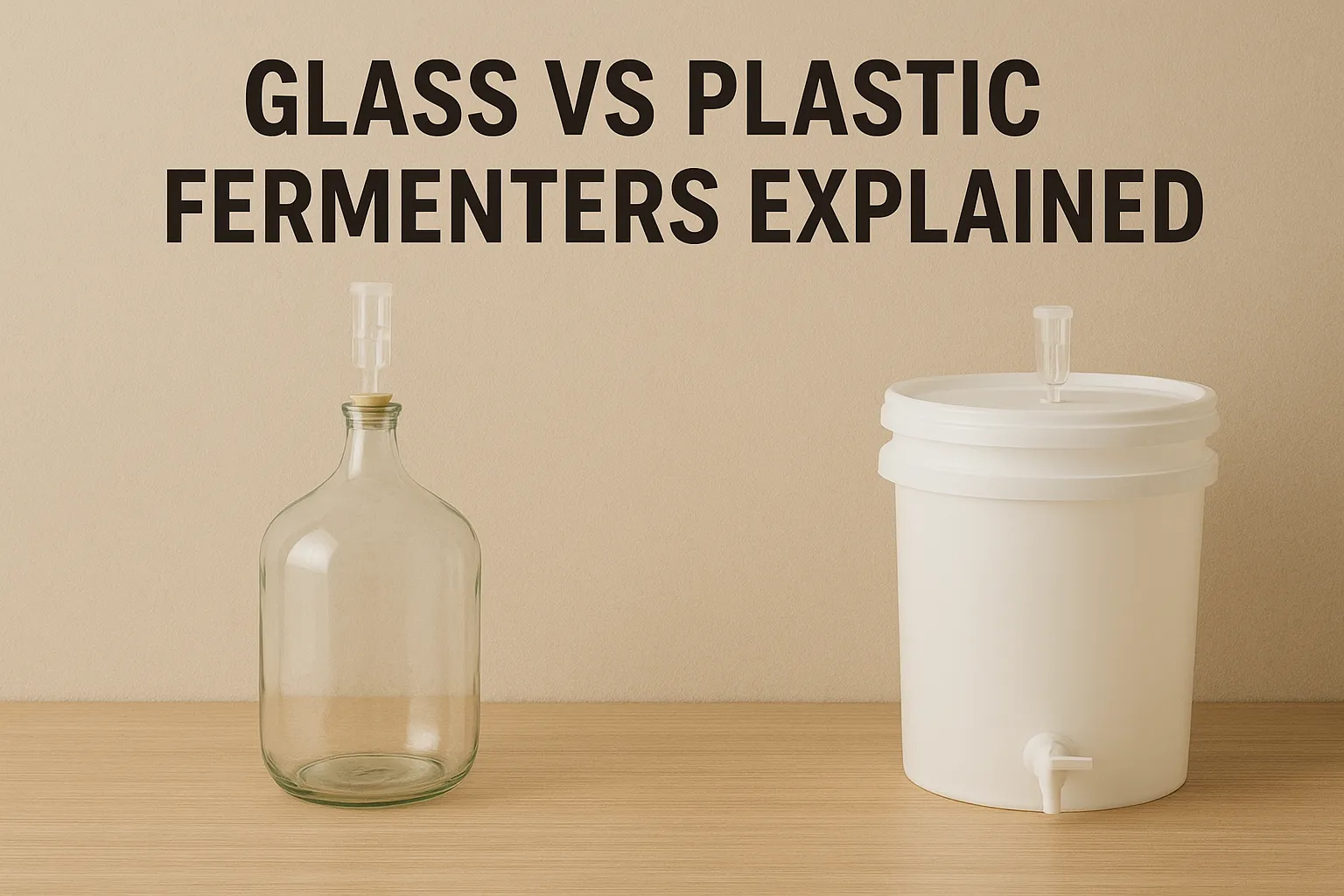 Glass vs plastic fermenters