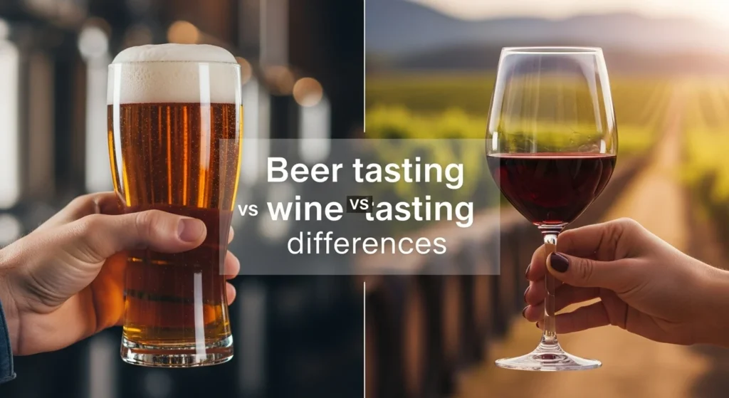 Beer Tasting vs Wine Tasting