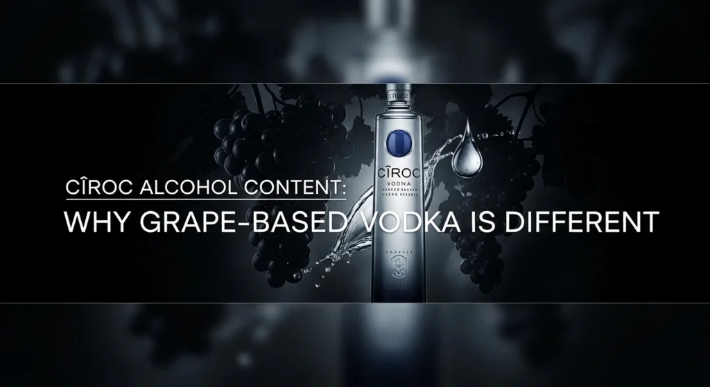 Why Grape Based Vodka Is Different