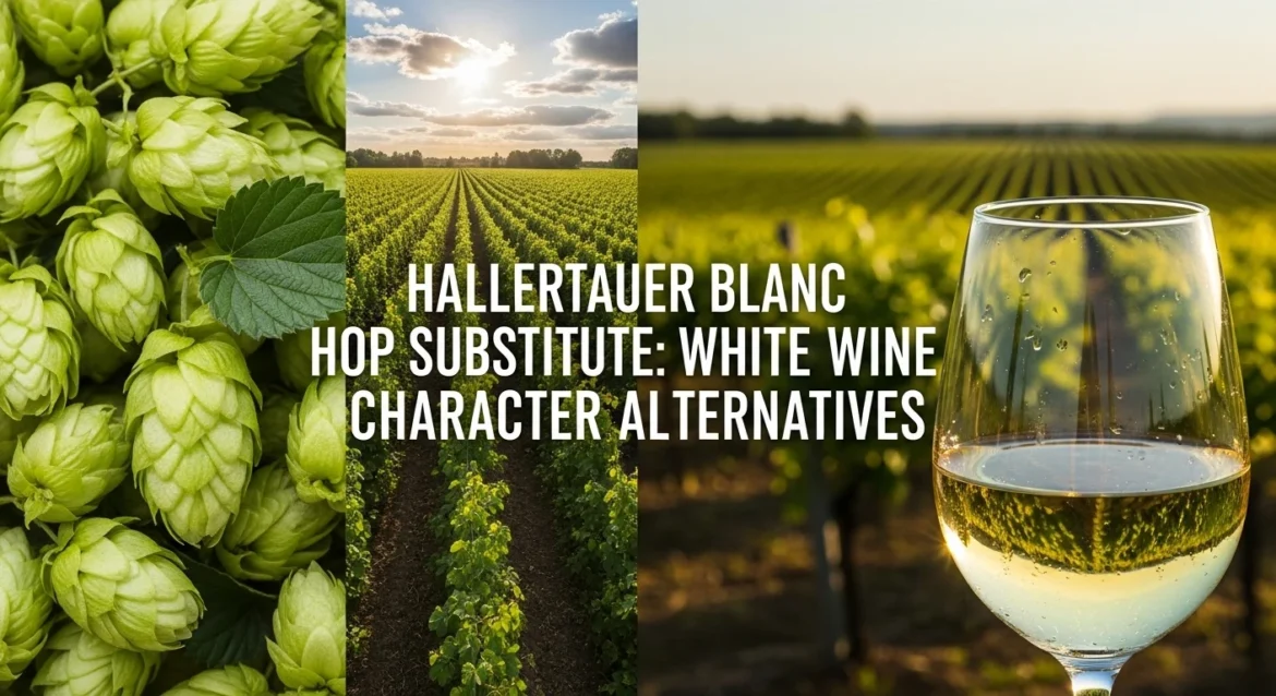 Hallertauer Blanc Hop Substitute White Wine Character Alternatives