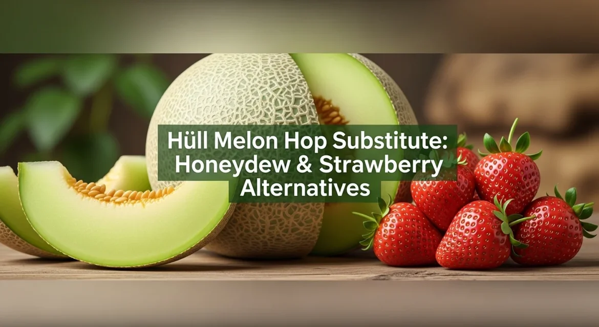 Hüll Melon Hop Substitute Honeydew & Strawberry Alternatives
