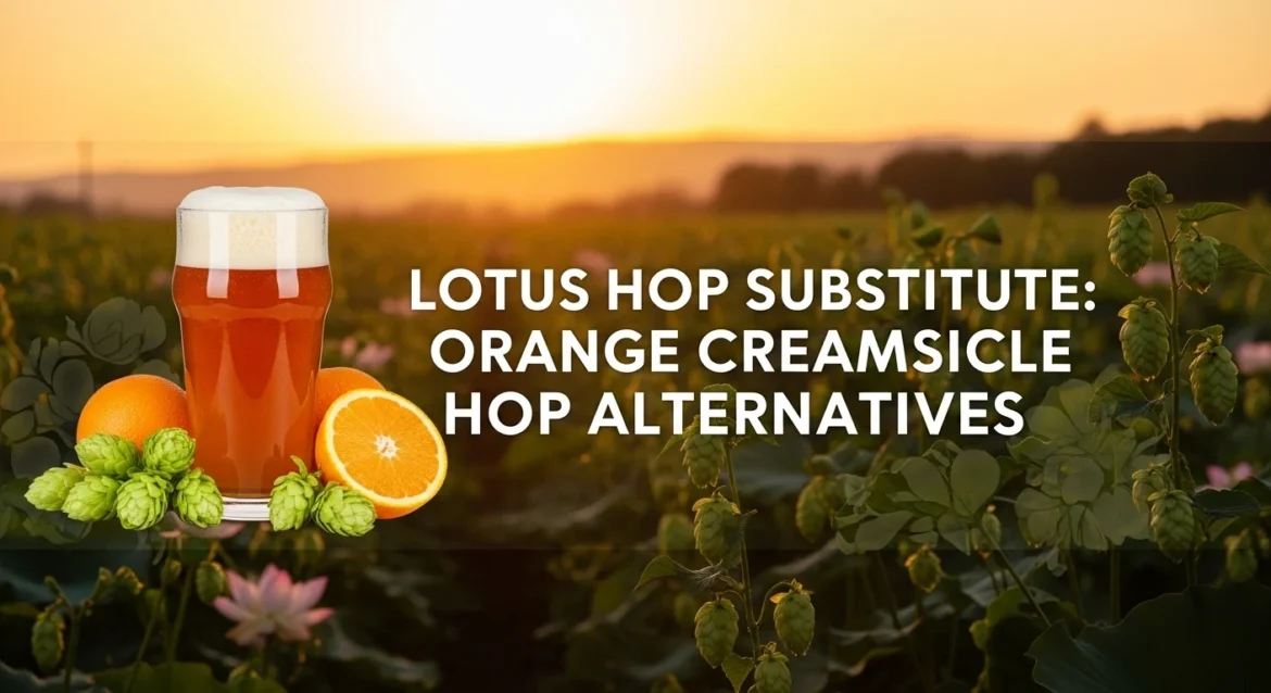 Lotus Hop Substitute Orange Creamsicle Hop Alternatives