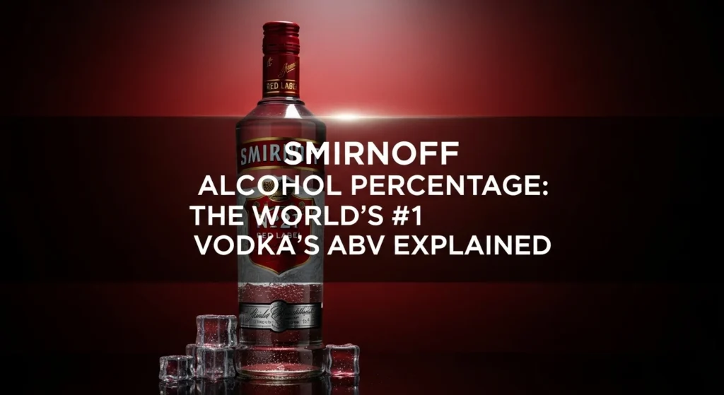 Smirnoff Alcohol Percentage