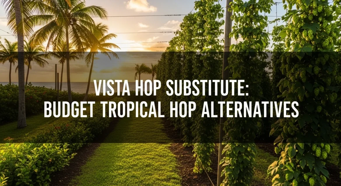 Vista Hop Substitute Budget Tropical Hop Alternatives