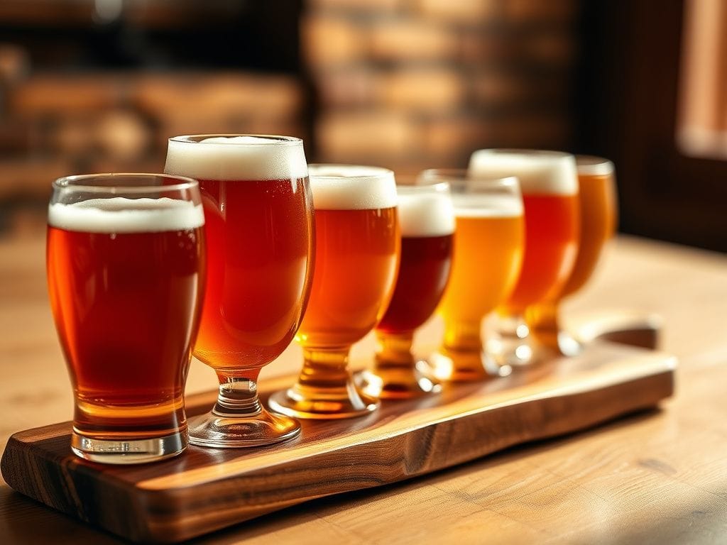 Budweiser variants lined up